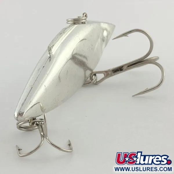 Vintage   Bill Lewis Rat-L-Trap, 1/2oz nickel fishing lure #23498