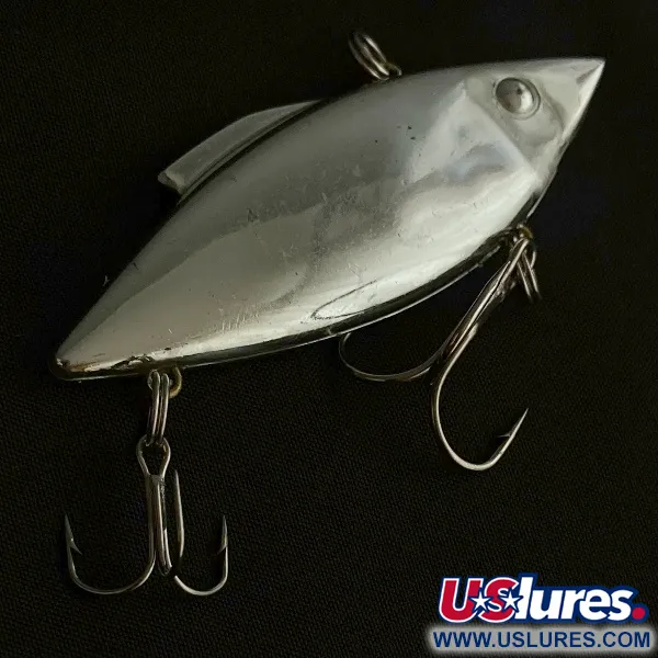 Vintage   Bill Lewis Rat-L-Trap, 1/2oz nickel fishing lure #23498