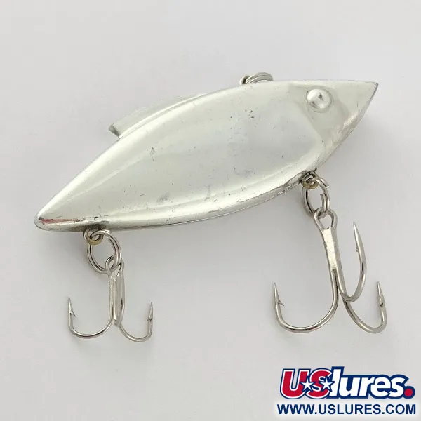 Vintage   Bill Lewis Rat-L-Trap, 1/2oz nickel fishing lure #23498