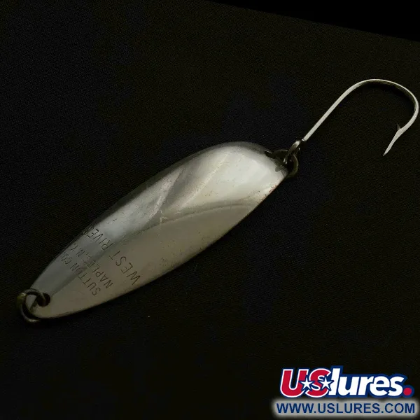 Vintage   Sutton Spoon West River, 1/3oz silver/copper fishing spoon #23499