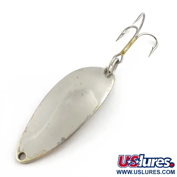 Vintage  Seneca Little Cleo (Hula Girl) , 1/2oz nickel/gold fishing spoon #23514