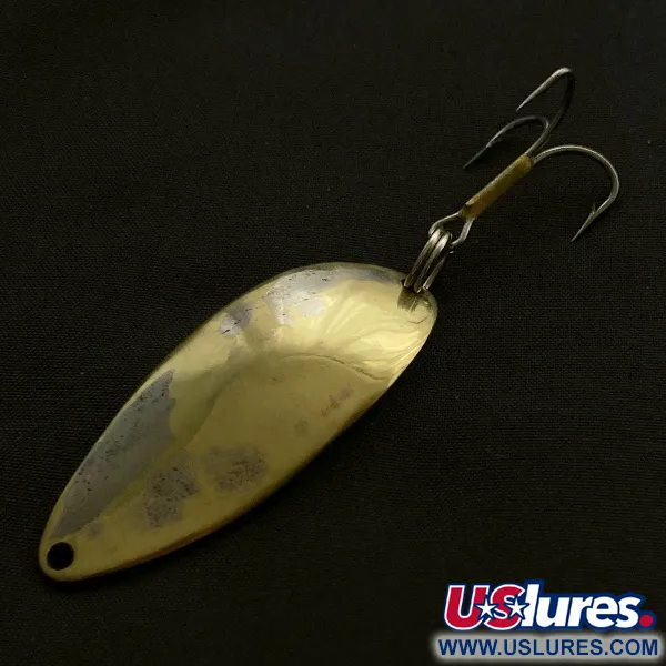 Vintage  Seneca Little Cleo (Hula Girl) , 1/2oz nickel/gold fishing spoon #23515