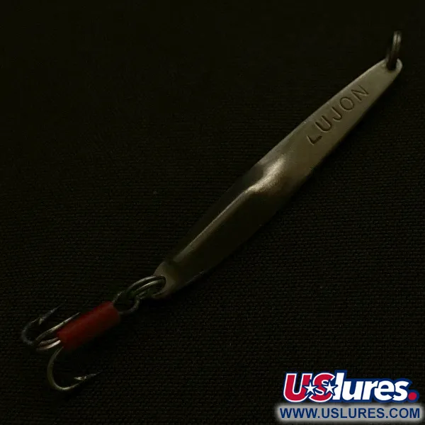 Vintage   ​Johnson Lujon , 1/8oz Nickel fishing spoon #23519