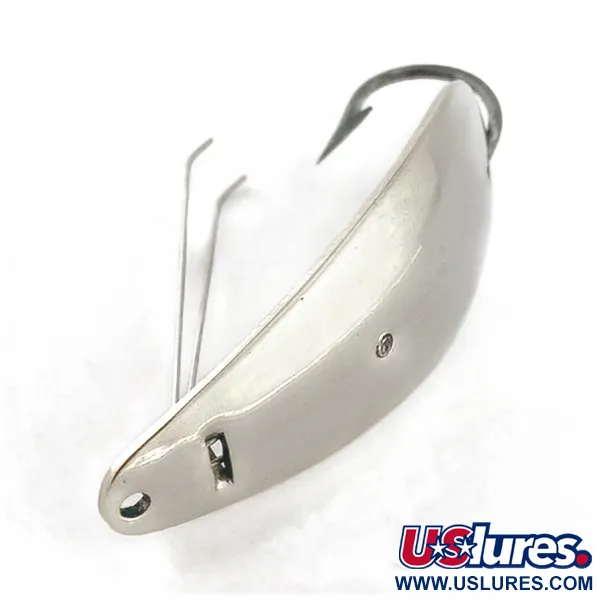 Vintage   Liotta Jr Master Weedless, 2/5oz nickel fishing spoon #23532