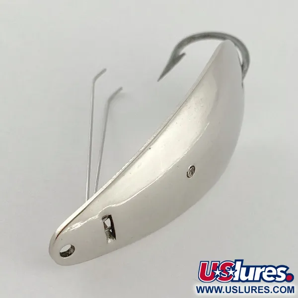 Vintage   Liotta Jr Master Weedless, 2/5oz nickel fishing spoon #23532