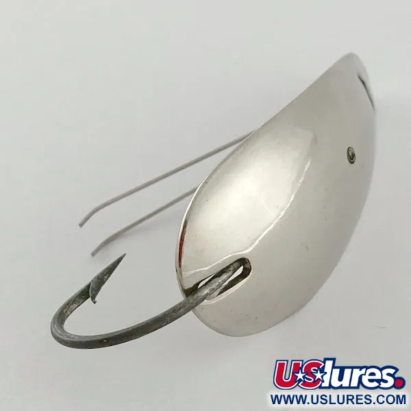 Vintage   Liotta Jr Master Weedless, 2/5oz nickel fishing spoon #23532