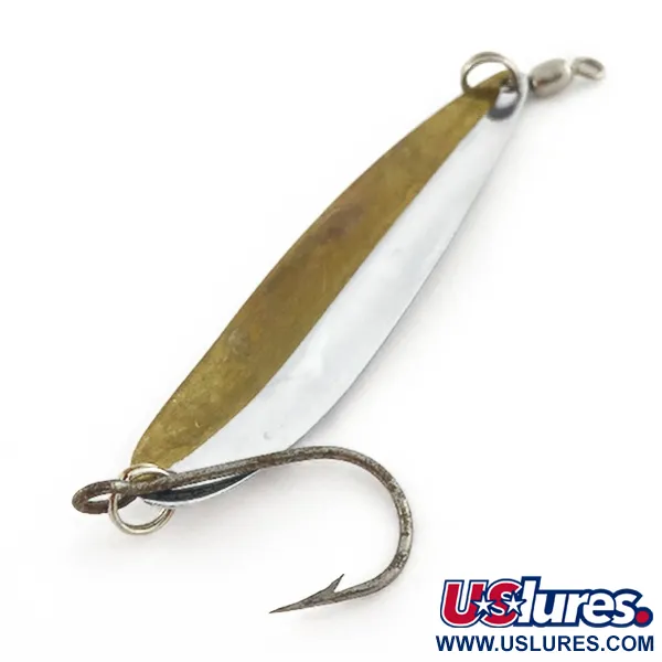 Vintage  Yakima Bait Yakima bait King fish 3, 1/4oz nickel/brass fishing spoon #23536