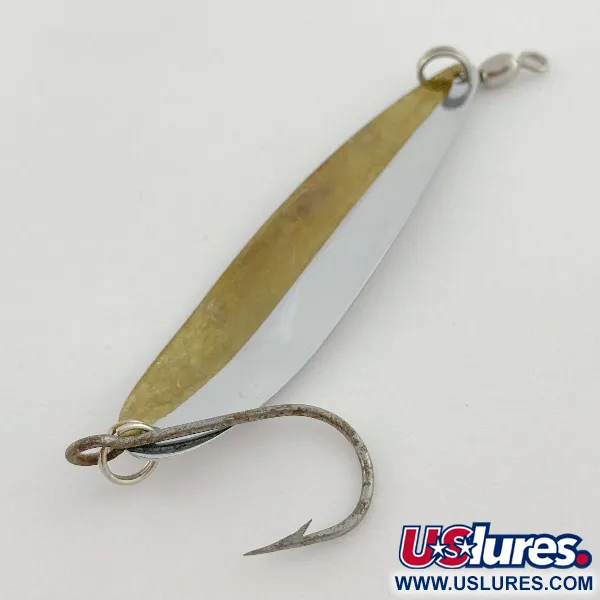 Vintage  Yakima Bait Yakima bait King fish 3, 1/4oz nickel/brass fishing spoon #23536