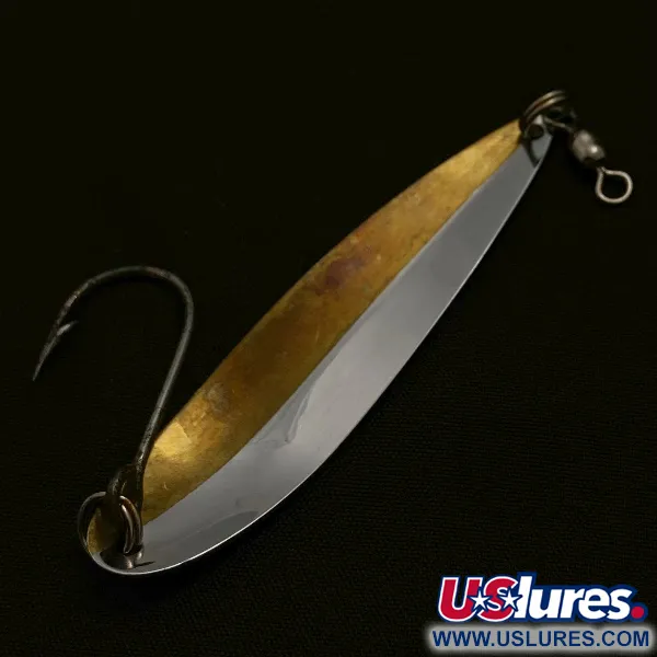 Vintage  Yakima Bait Yakima bait King fish 3, 1/4oz nickel/brass fishing spoon #23536