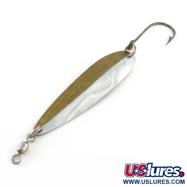 Vintage  Yakima Bait Yakima bait King fish 3, 1/4oz nickel/brass fishing spoon #23536