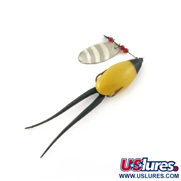 Vintage  Burke Flexo-Products  Burke-Flex Spinner, 1/8oz nickel spinning lure #23540