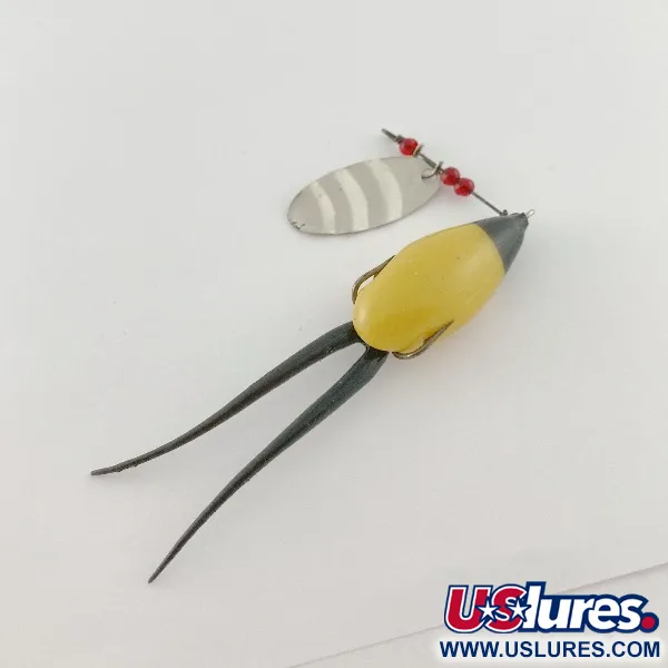 Vintage  Burke Flexo-Products  Burke-Flex Spinner, 1/8oz nickel spinning lure #23540
