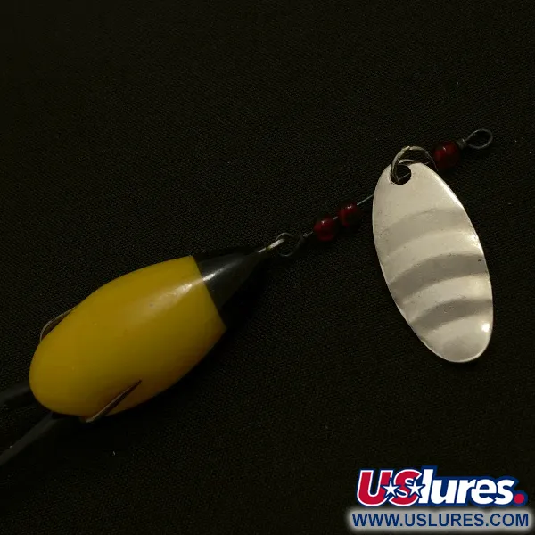 Vintage  Burke Flexo-Products  Burke-Flex Spinner, 1/8oz nickel spinning lure #23540