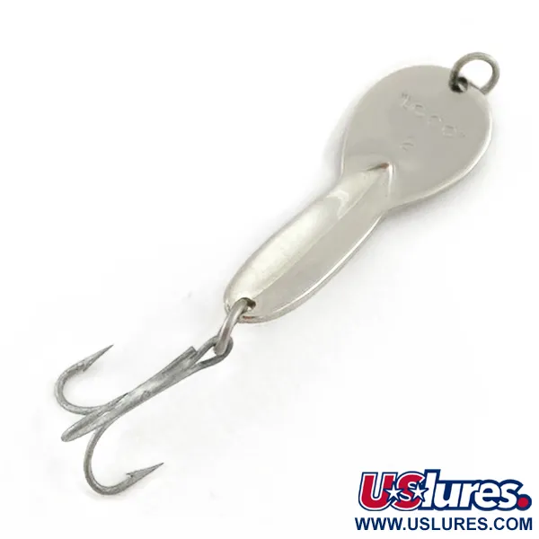 Vintage   Glen Evans Loco 2, 1/3oz nickel fishing spoon #23544