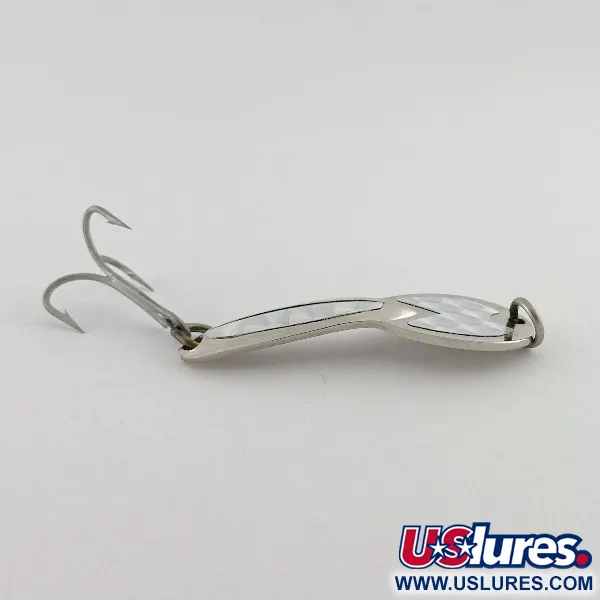 Vintage   Glen Evans Loco 2, 1/3oz nickel fishing spoon #23544