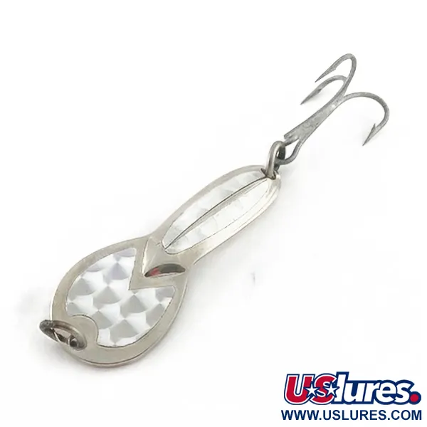 Vintage   Glen Evans Loco 2, 1/3oz nickel fishing spoon #23544