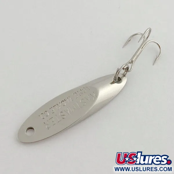 Vintage  Acme  Kastmaster, 1/8oz nickel fishing spoon #23545