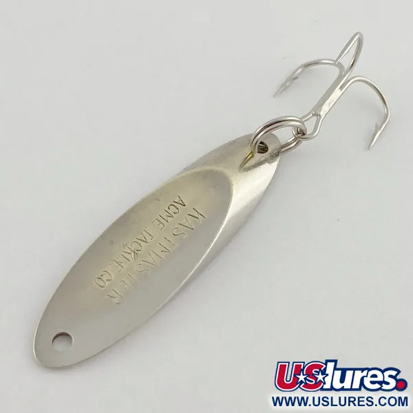 Vintage  Acme Kastmaster, 1/4oz nickel fishing spoon #23548