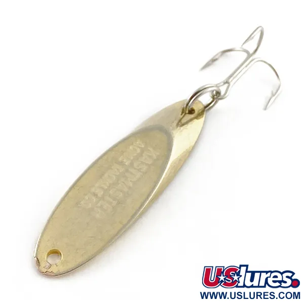 Vintage  Acme Kastmaster, 1/4oz gold fishing spoon #23549