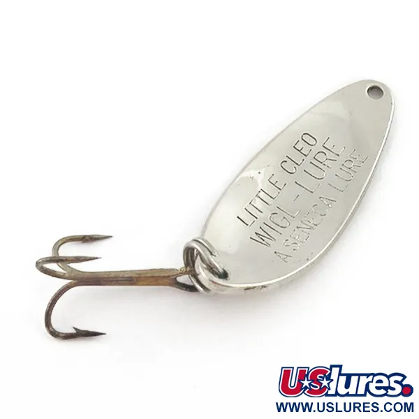 Vintage   Seneca Little Cleo, 1/4oz nickel fishing spoon #23550