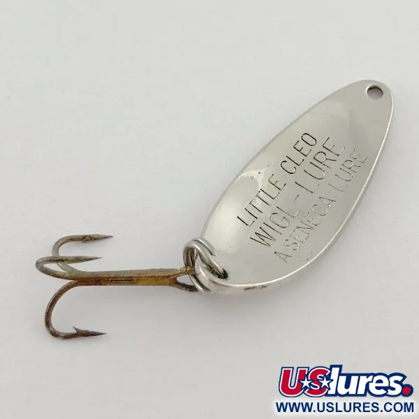 Vintage   Seneca Little Cleo, 1/4oz nickel fishing spoon #23550