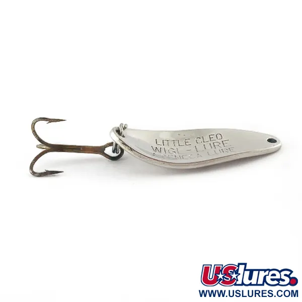 Vintage   Seneca Little Cleo, 1/4oz nickel fishing spoon #23550