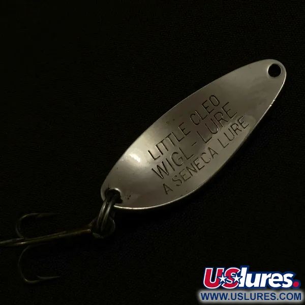 Vintage   Seneca Little Cleo, 1/4oz nickel fishing spoon #23550