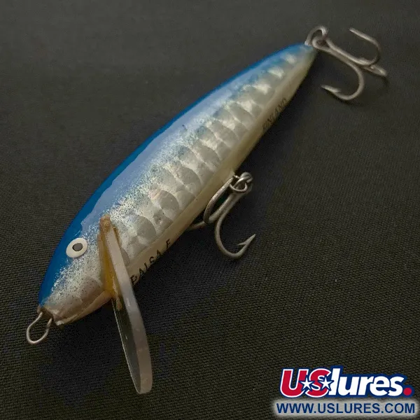 Vintage   PH Palsa minnow  Uistin Wobbler , 1/4oz Blue fishing lure #23563