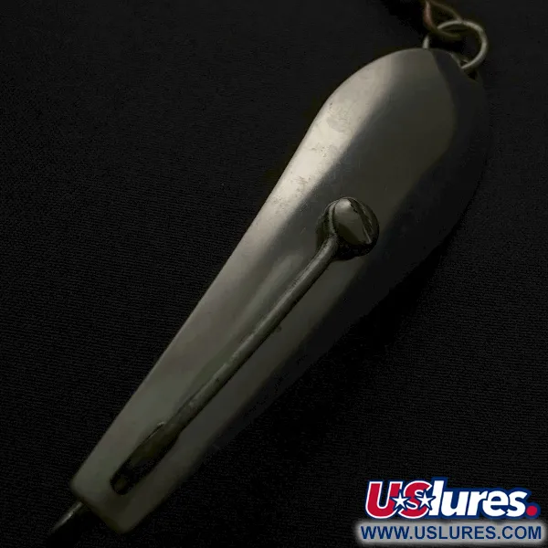 Vintage  Other Capt Action 5, 2/5oz nickel fishing spoon #23564