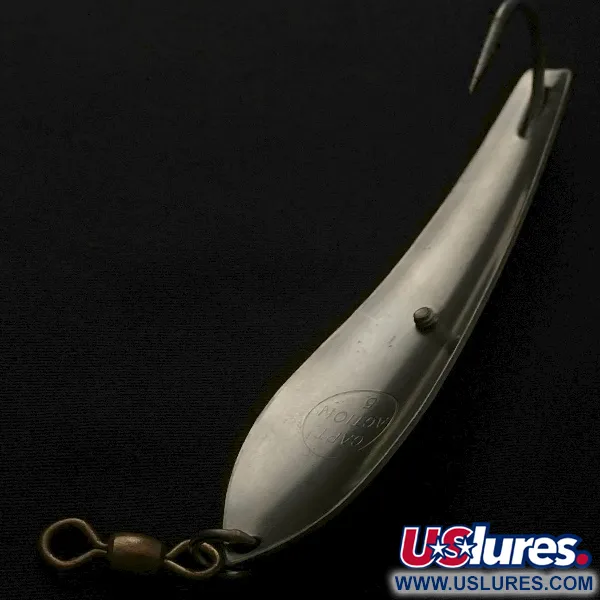 Vintage  Other Capt Action 5, 2/5oz nickel fishing spoon #23564