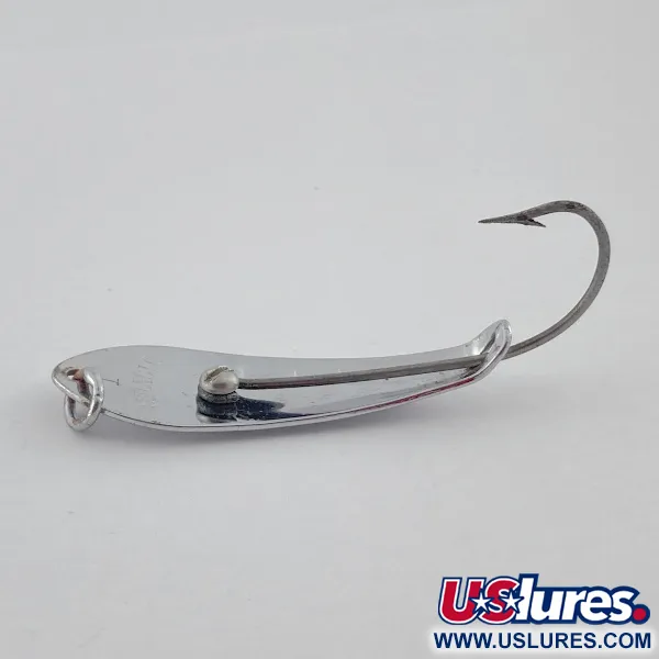 Vintage  Barracuda Reflecto #1, 3/16oz nickel fishing spoon #23565