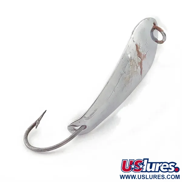 Vintage  Barracuda Reflecto #1, 3/16oz nickel fishing spoon #23565