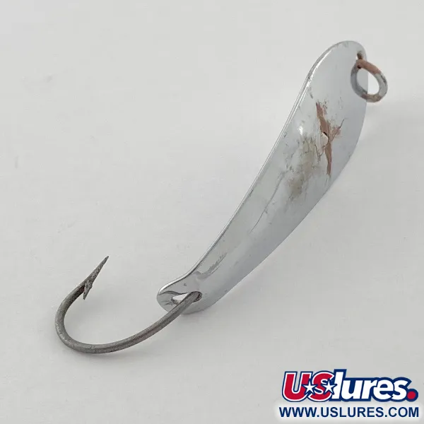 Vintage  Barracuda Reflecto #1, 3/16oz nickel fishing spoon #23565