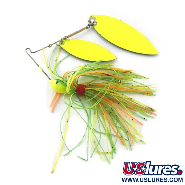 Vintage   Double Willow Blade spinnerbait, 1oz Fire tiger spinning lure #23567