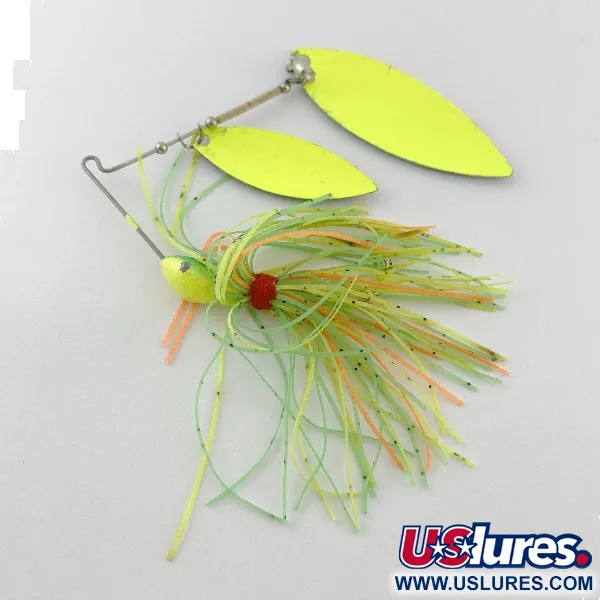 Vintage   Double Willow Blade spinnerbait, 1oz Fire tiger spinning lure #23567