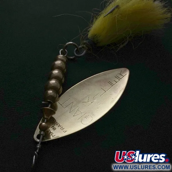 Vintage   Mepps Giant Killer, 1oz gold spinning lure #23568
