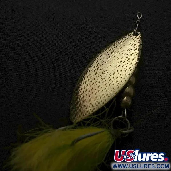 Vintage   Mepps Giant Killer, 1oz gold spinning lure #23568