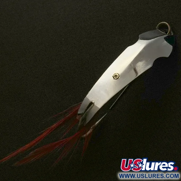 Vintage  Tony Accetta Tony Acetta Pet Spoon 13, 1/4oz nickel fishing spoon #23571