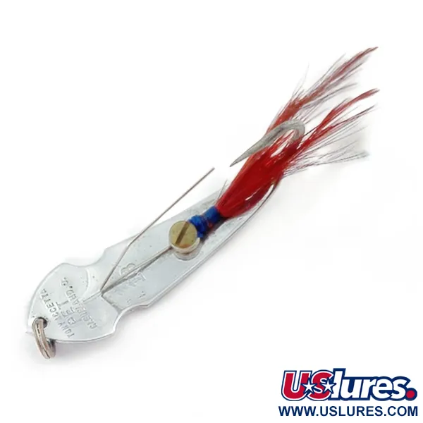 Vintage  Tony Accetta Tony Acetta Pet Spoon 13, 1/4oz nickel fishing spoon #23571