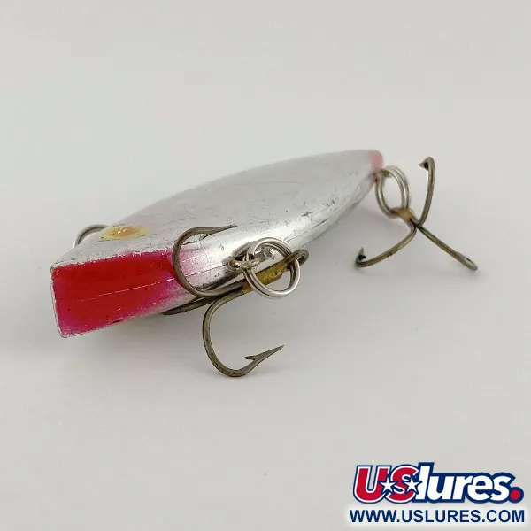 Vintage   Bill Lewis Rat-L-Trap, 1/2oz Chrome Black Back fishing lure #23588