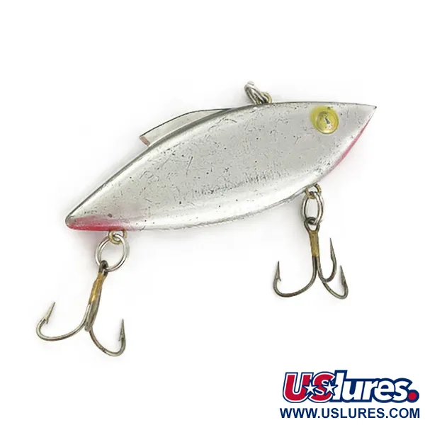 Vintage   Bill Lewis Rat-L-Trap, 1/2oz Chrome Black Back fishing lure #23588