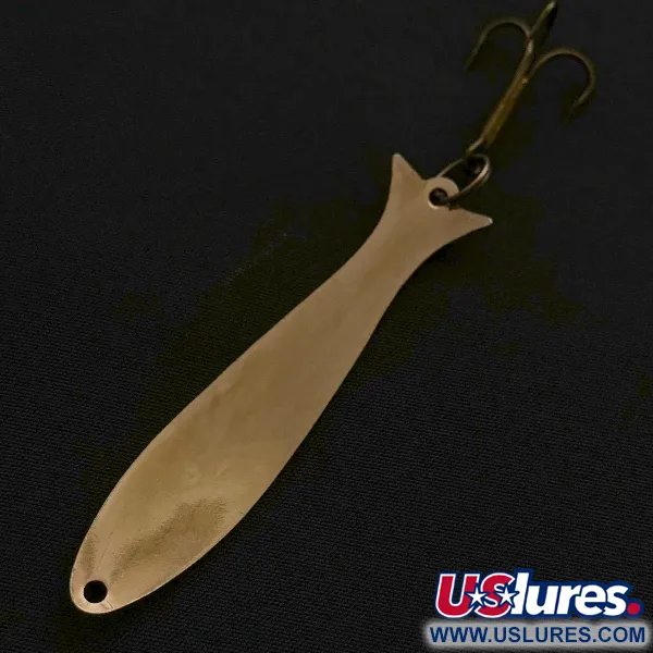 Vintage   Acme Flash-King Wobbler, 3/16oz copper fishing spoon #23594