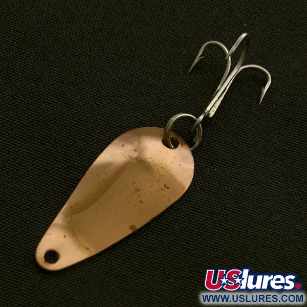 Vintage   Weller Gypsy King Deluxe, 3/64oz copper fishing spoon #23601