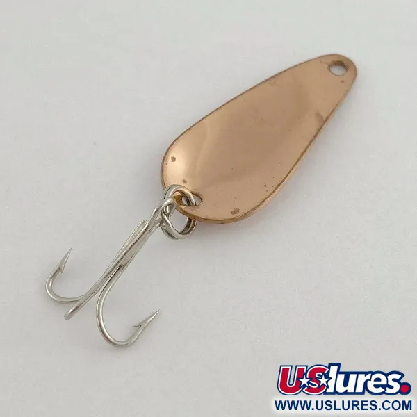 Vintage   Weller Gypsy King Deluxe, 3/64oz copper fishing spoon #23601