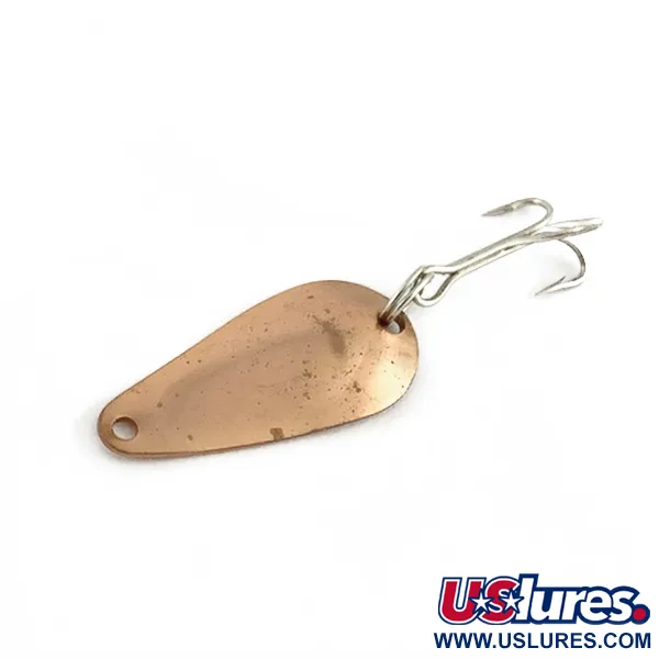 Vintage   Weller Gypsy King Deluxe, 3/64oz copper fishing spoon #23601