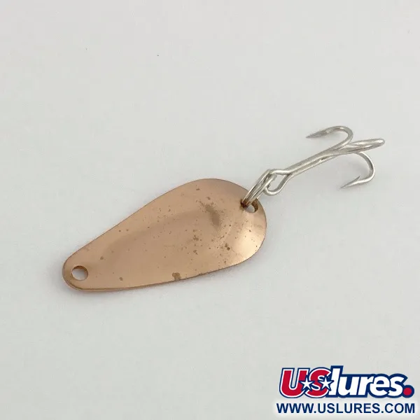 Vintage   Weller Gypsy King Deluxe, 3/64oz copper fishing spoon #23601