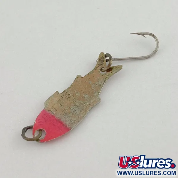 Vintage   Shoff's Triple Teazer, 1/32oz copper/red fishing spoon #23602