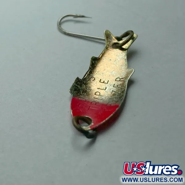 Vintage   Shoff's Triple Teazer, 1/32oz copper/red fishing spoon #23602