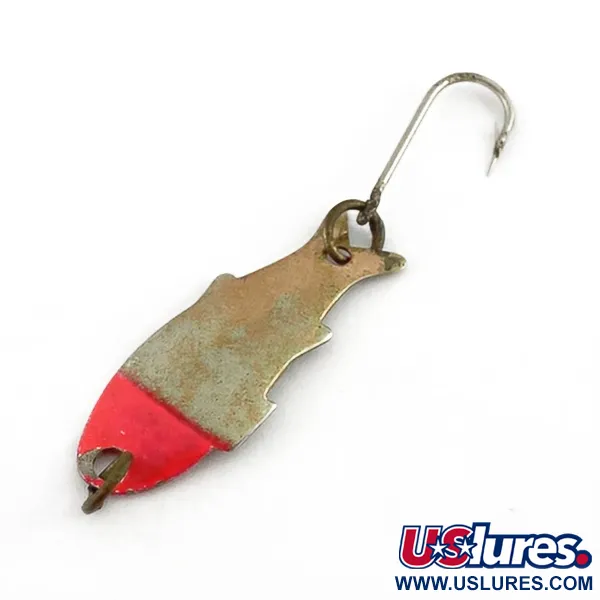 Vintage   Shoff's Triple Teazer, 1/32oz copper/red fishing spoon #23602