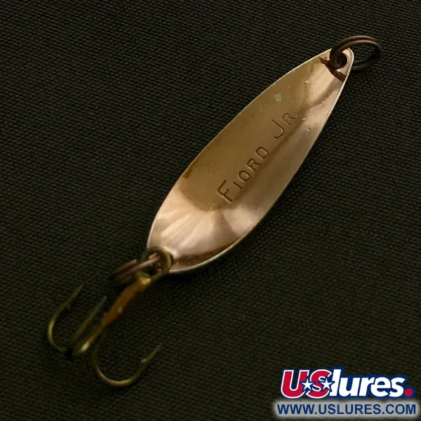 Vintage   Acme Fiord Spoon, 1/8oz copper fishing spoon #23605